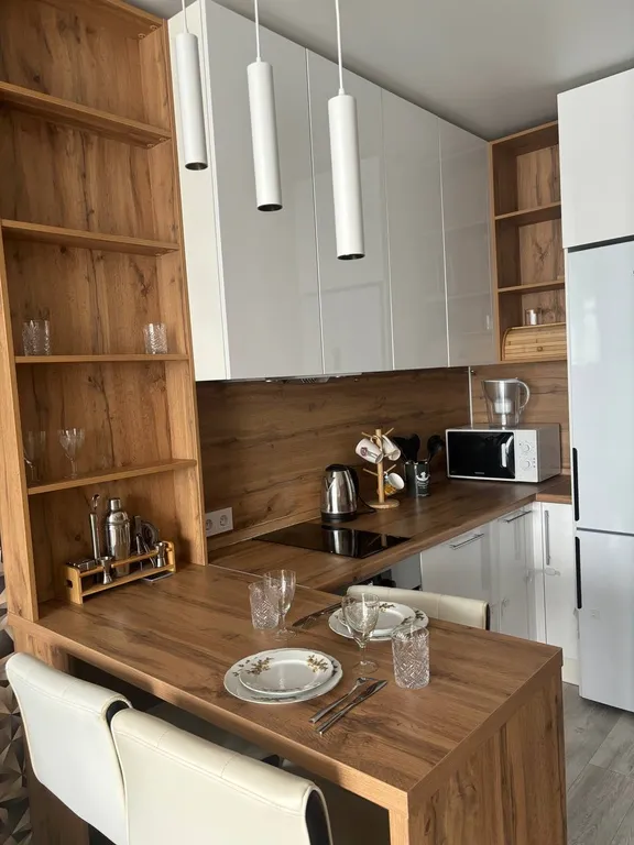 Квартира Квартира Современная евро трешка с видом на Енисей — Красноярск