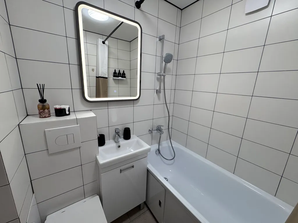 Современная квартира для отдыха и работы в спокойном районе