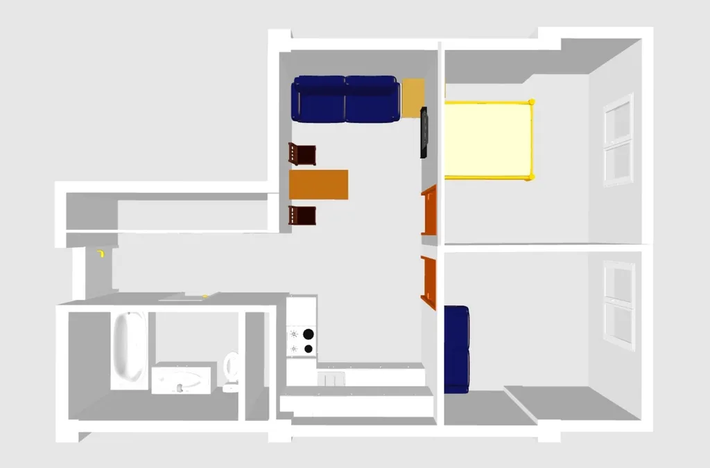 Квартира Квартира Евротешка в центре Адлера — Адлер