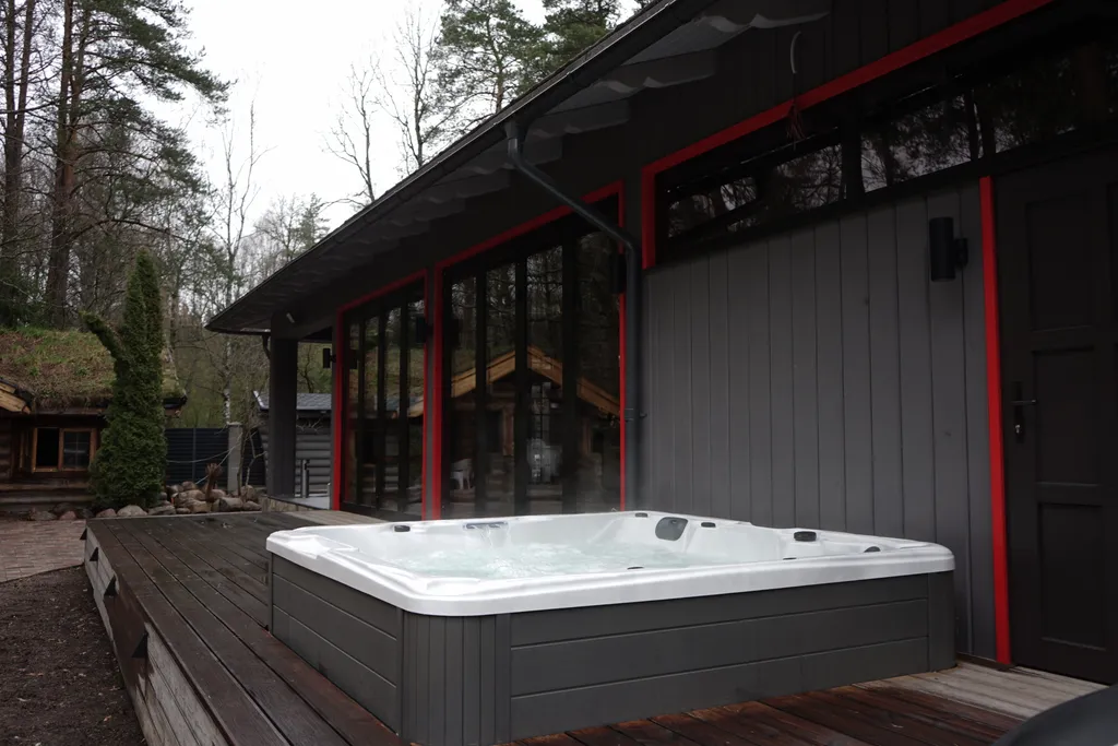 Коттедж Стильный загородный коттедж в стиле лофт — Зеленогорск