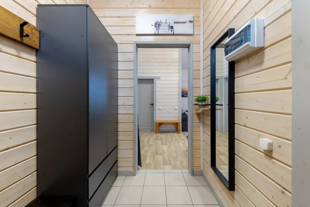 Уютный барнхаус с видом на лес