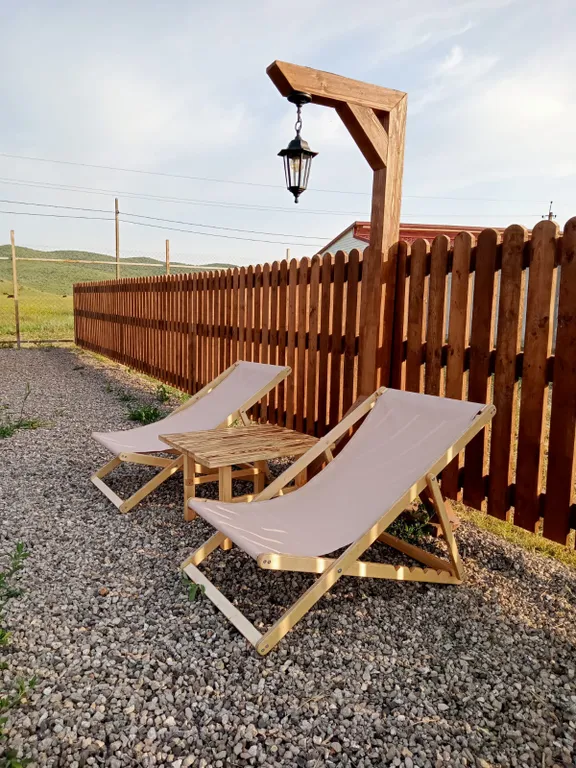 Семейный эко домик из дерева