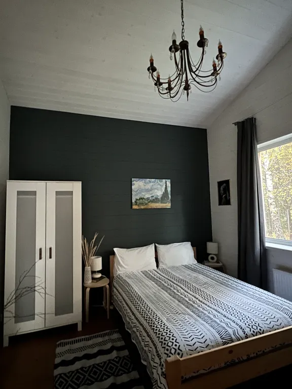 Уютный теплый дом с выходом в лес, 40 минут от Москвы со своей территорией