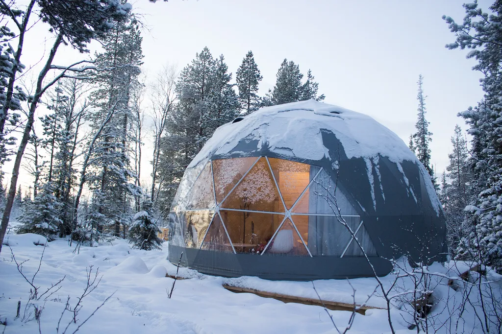 Коттедж Купольный эко-шатёр — аренда посуточно в Мурманск