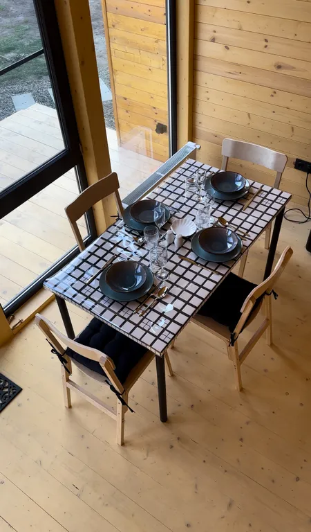 Барнхаус с чаном и бассейном