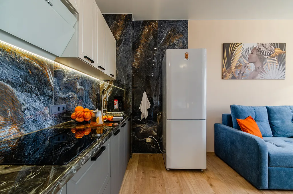 Стильная, дизайнерская квартира на берегу Волги