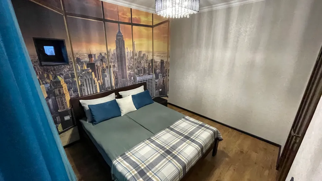 Уютная квартира с видом на город и горы