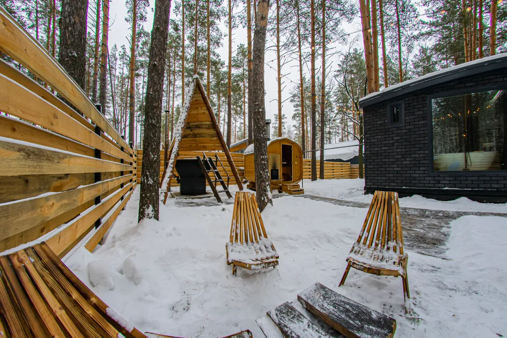 Коттедж Вилла в сосновом лесу с чаном и баней — аренда посуточно в Пенза