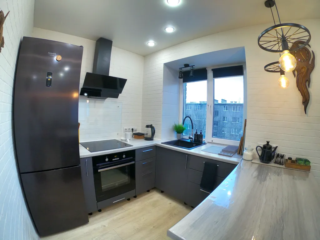 Комфортная современная квартира 7 минут пешком до склона