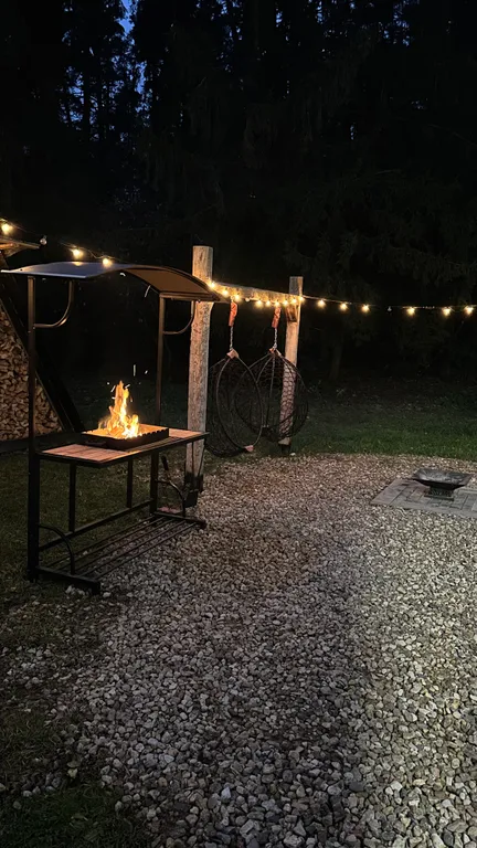 Треугольный дом с баней и купелью вблизи Несвижа