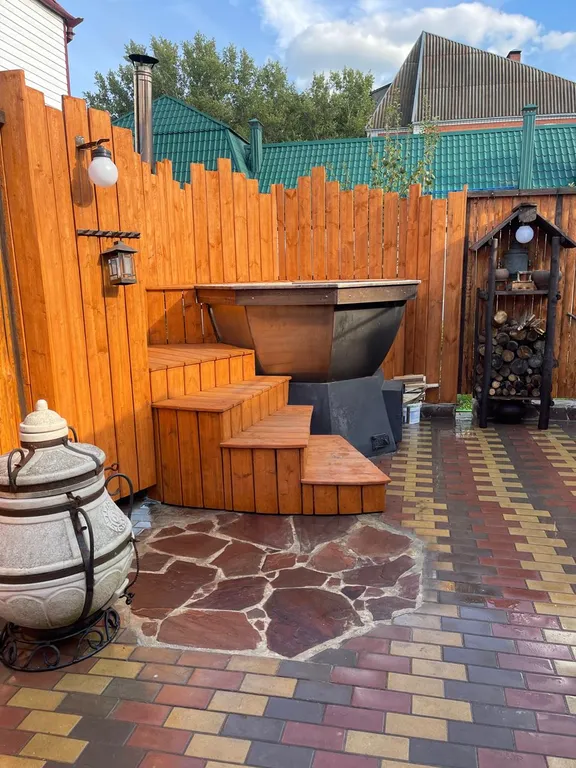 Домик с баней и чаном