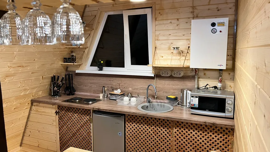 Домик с видом на горы