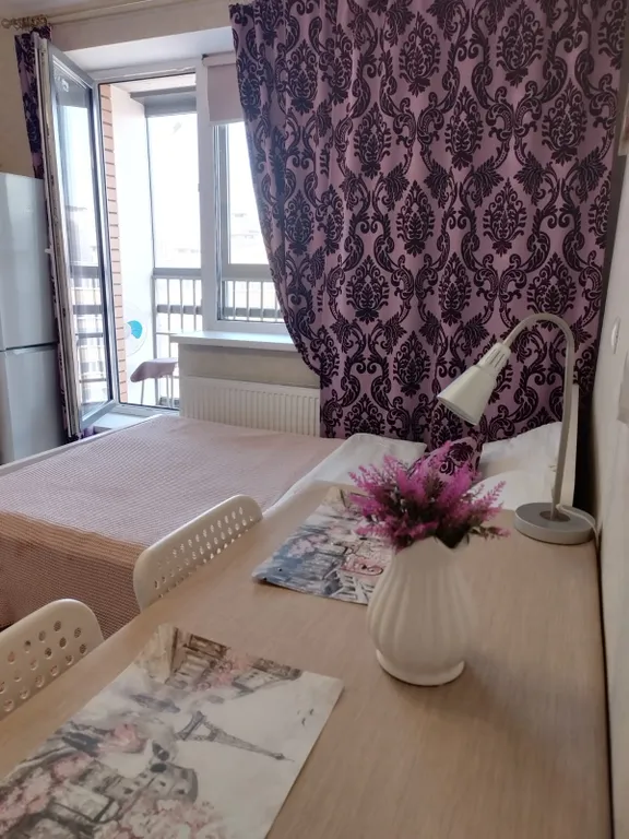 Студия на 16 этаже с большой лоджией