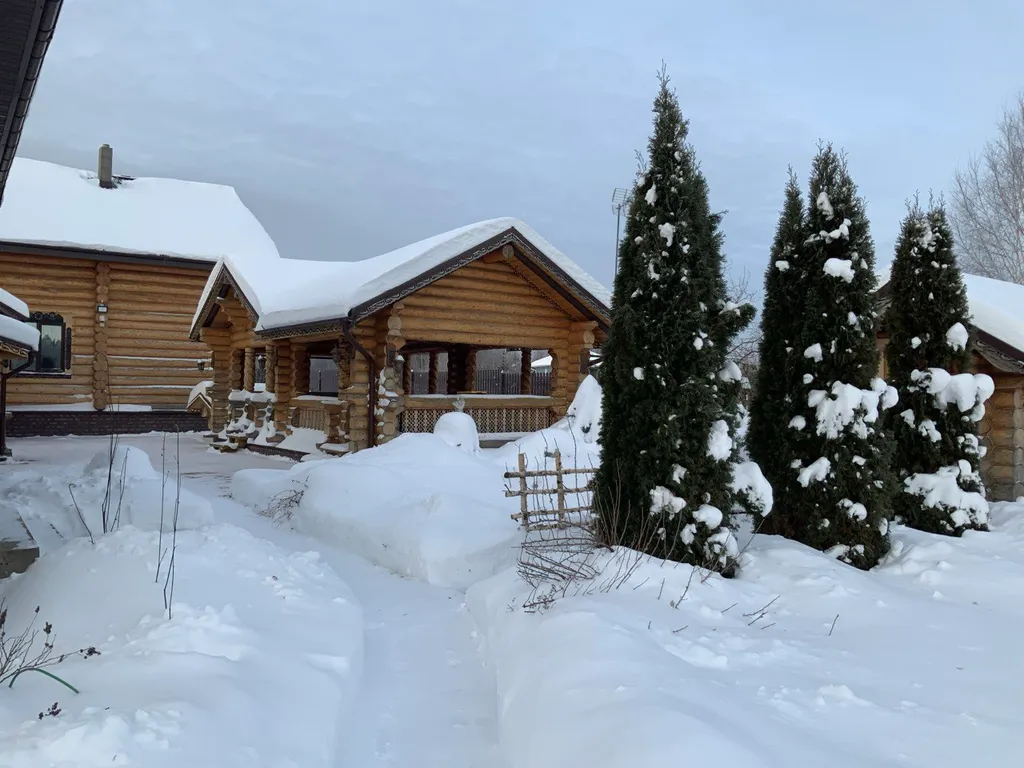 Дом-баня в деревенском стиле