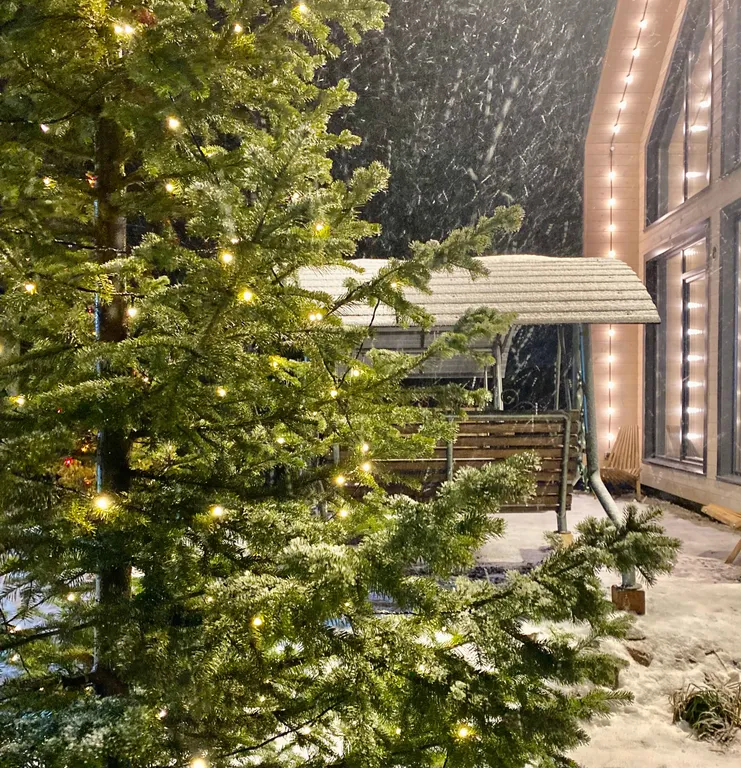 Уютный барнхаус с баней и чаном на территории