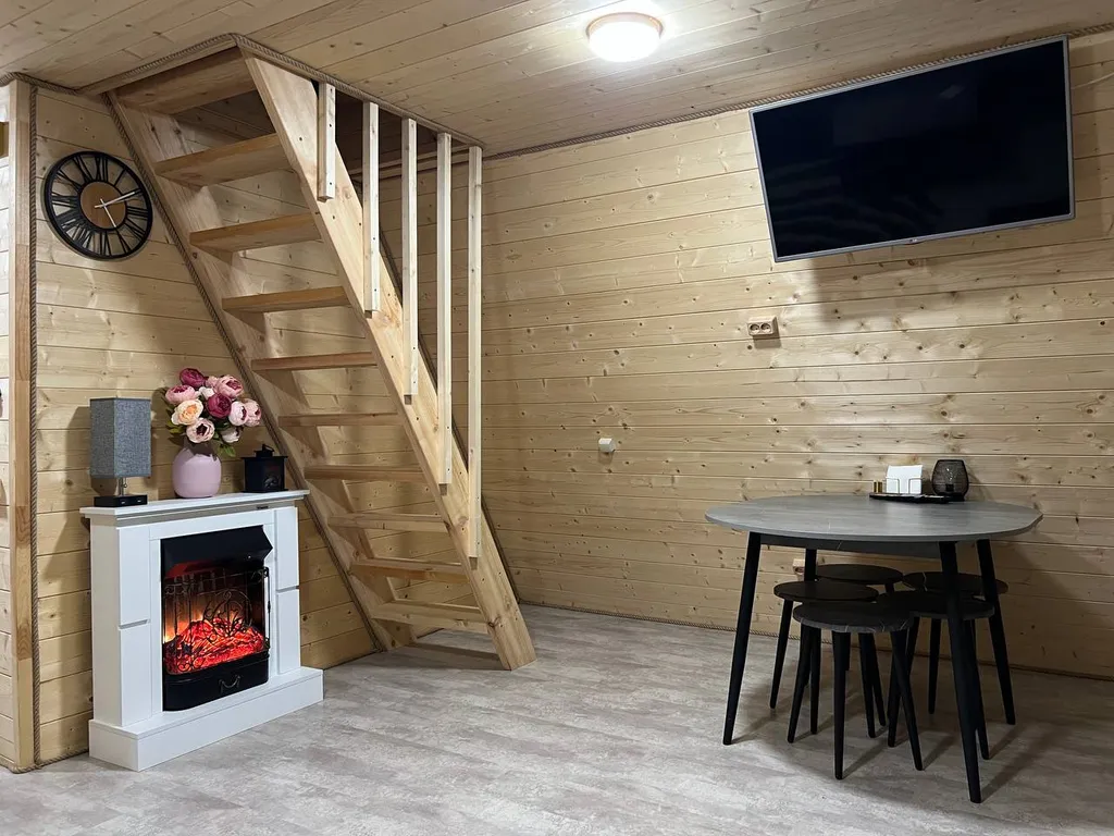 Уютный дом в стиле A-Frame