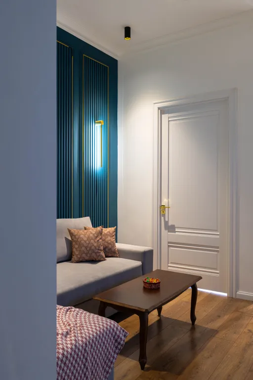 Респектабельная квартира в неоклассическом стиле в ЖК Казахстан