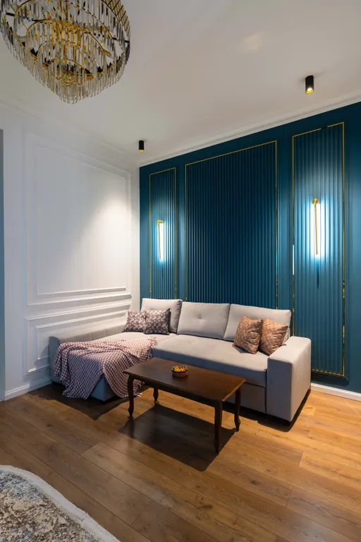 Респектабельная квартира в неоклассическом стиле в ЖК Казахстан