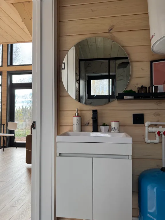 Дом с баней и чаном