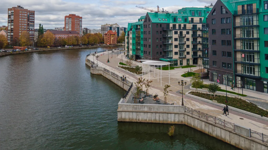 Апартамент Рыбная деревня с прямым видом на реку