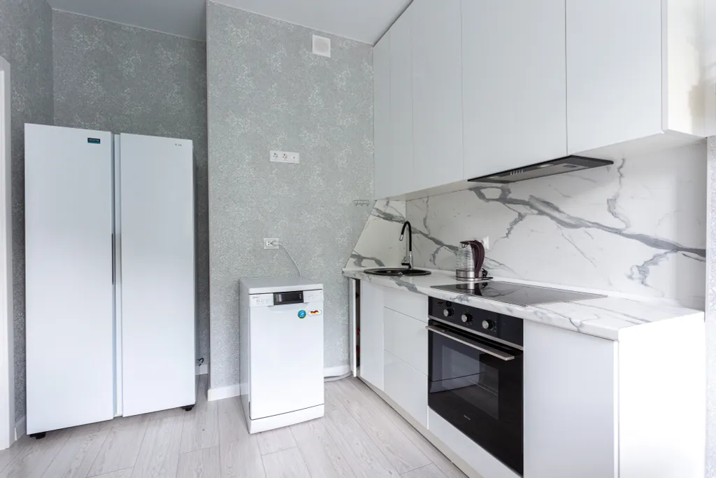 Квартира с балконом и видом на гору