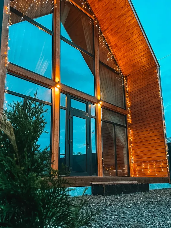 Барнхаус с баней и банным чаном