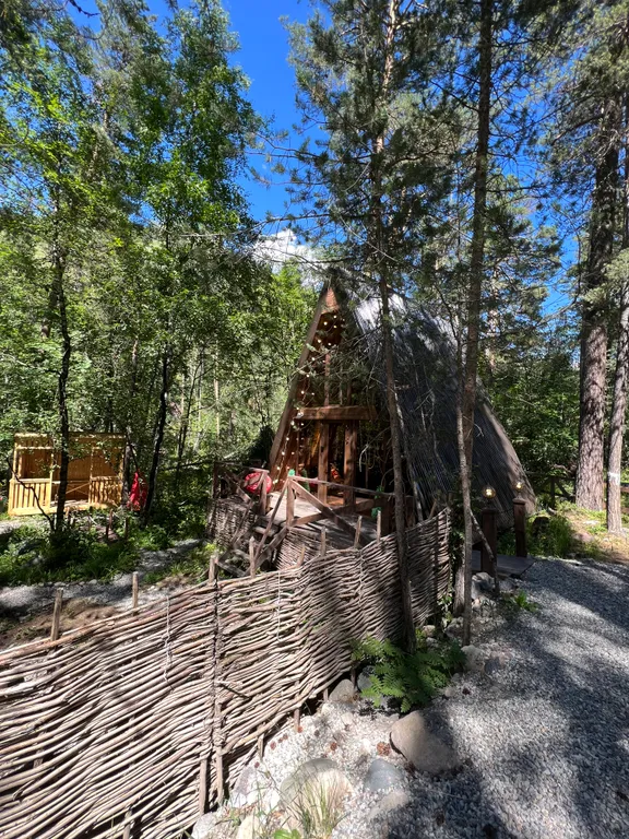 Загородный домик a frame country house