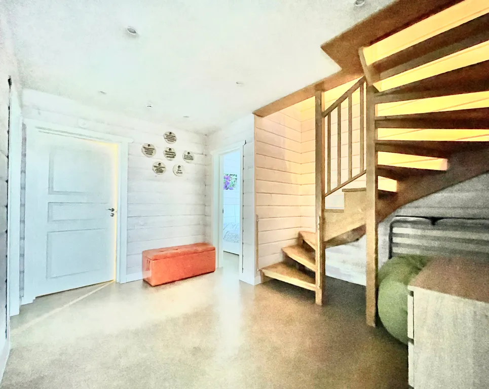 Коттедж сауной и камином