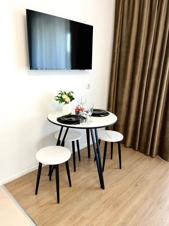 Уютная студия с балконом