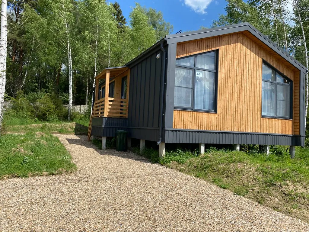 Коттедж Эко-Дом с Панорамными окнами на лес и террасой — Можайск