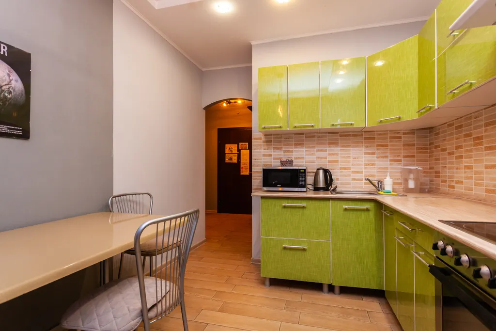 Квартира Квартира с камином, угловой ванной и видом на улицу Красную, уют с характером 24/7 — Краснодар