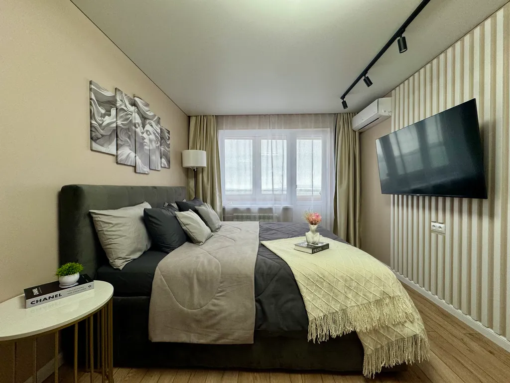 Видовая квартира на набережной! Вид на Море и НВАЭС!Кровать King Size