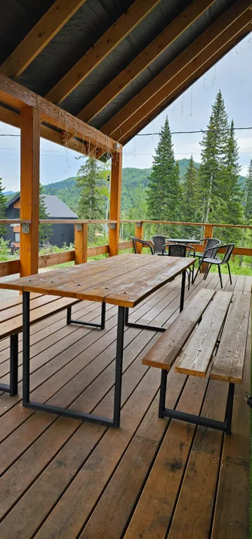 Уютный дом с сауной, бассейном и видом на Мустаг