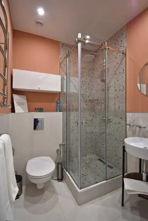 Студия с 2 раздельными кроватями и балконом