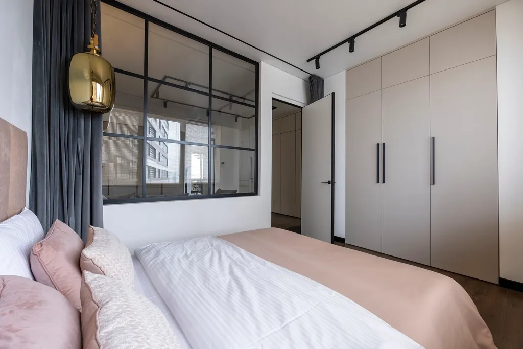 Квартира Квартира Дизайнерская двушка с камином у ЦСКА — Москва