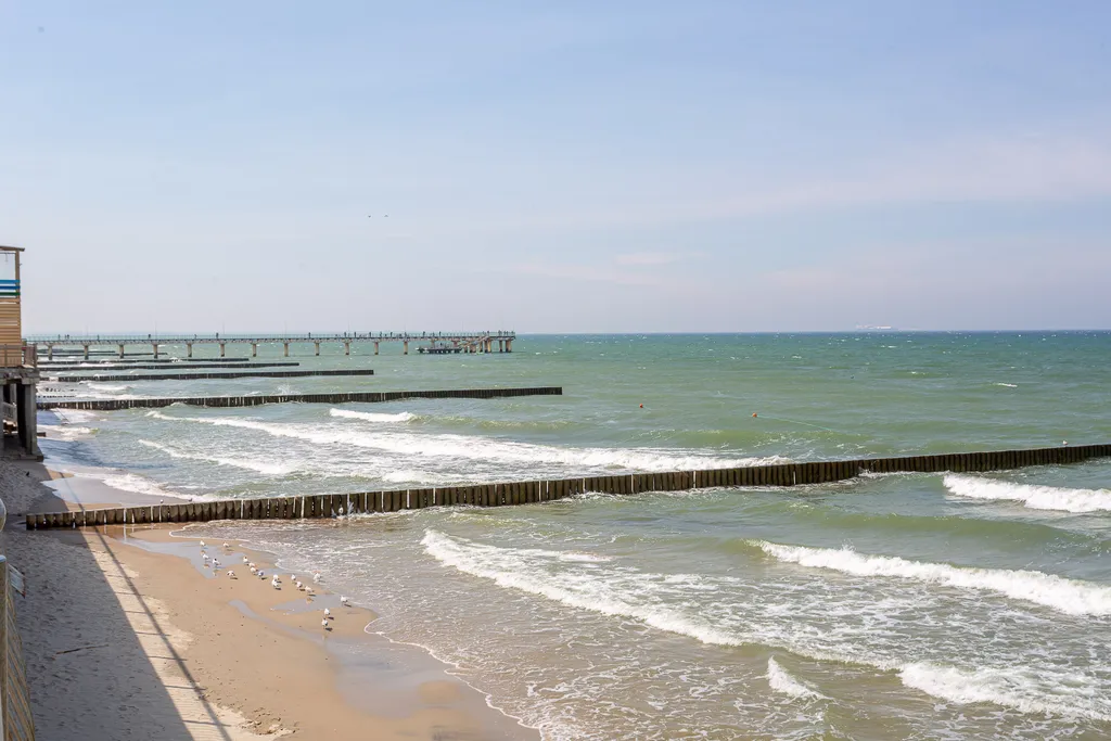 Квартира Квартира Апартамент с видом на море Морской Романтик в центре — Зеленоградск