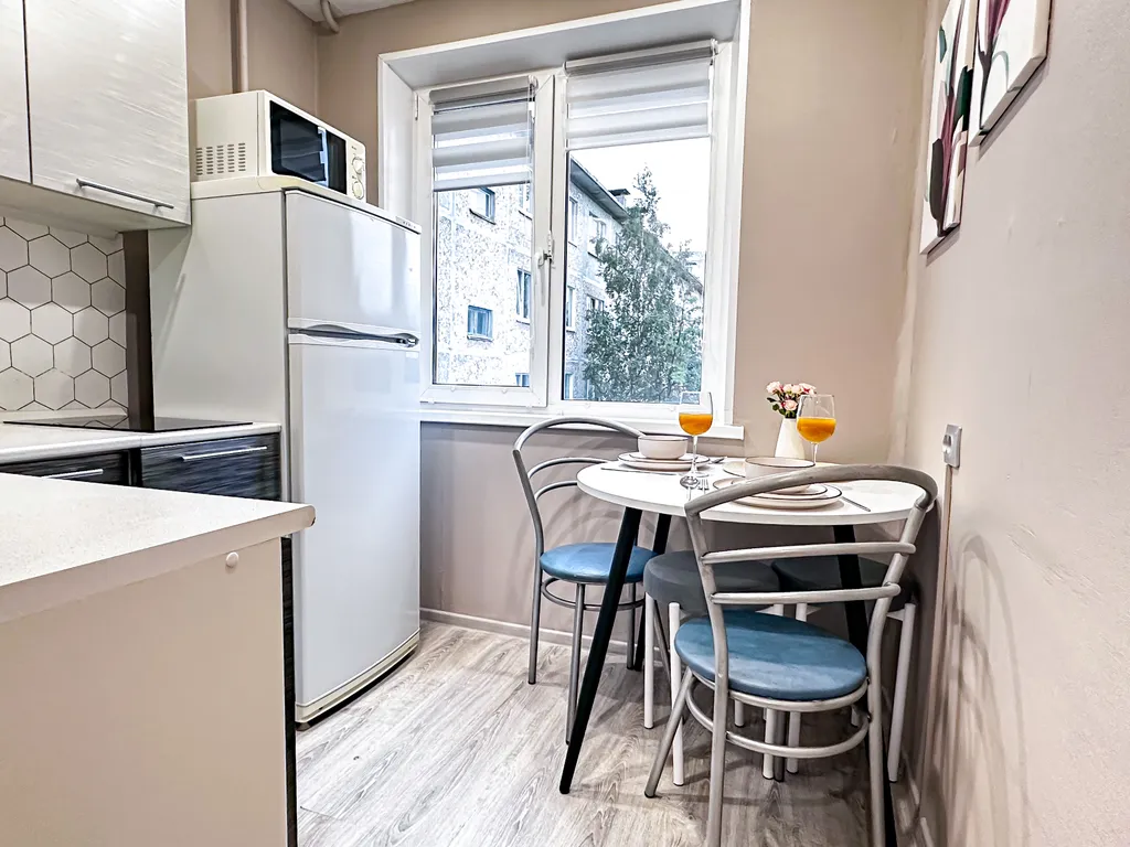 Апартаменты с 2-спальной кроватью, заселением 24/7