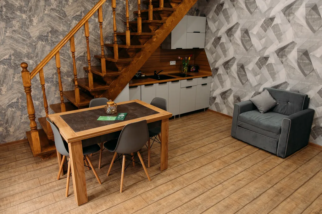 Апартаменты двухуровневые однокомнатные с кухней (апарт 5)