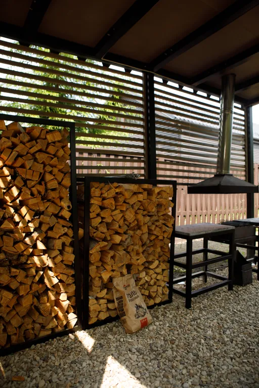 Стильный дом с ванной, горячим чаном и сауной