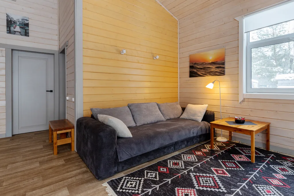 Уютный барнхаус с видом на лес