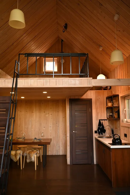 Отдых в лесу с баней и чаном