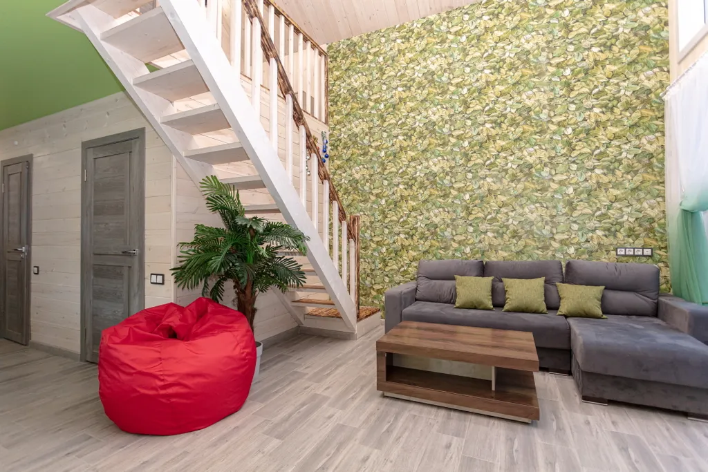 Барнхаус с панорамным видом на лес