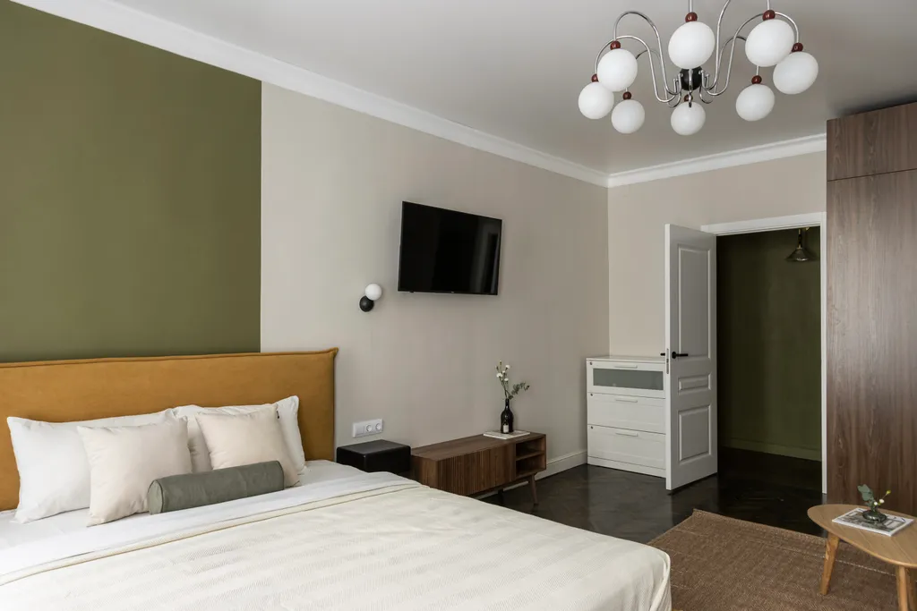 Дизайнерские апартаменты с двумя спальнями