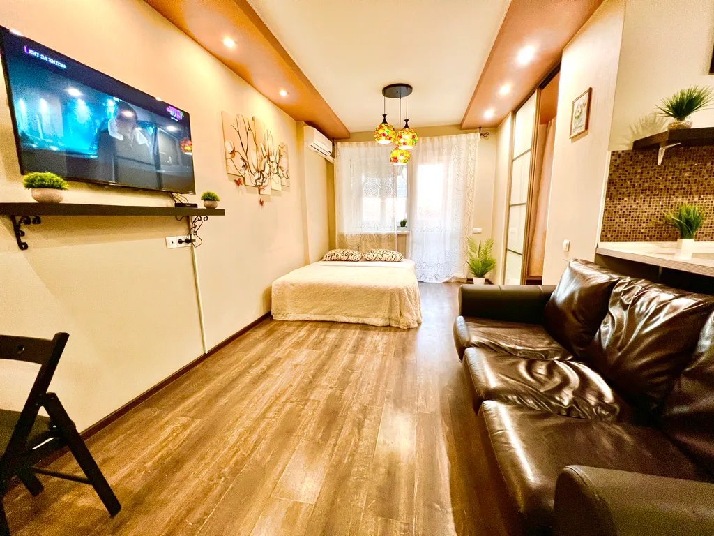 Квартира Квартира Дизайнерская студия на 9 этаже в ЖК Современник рядом с МТЛ-Арена — Самара