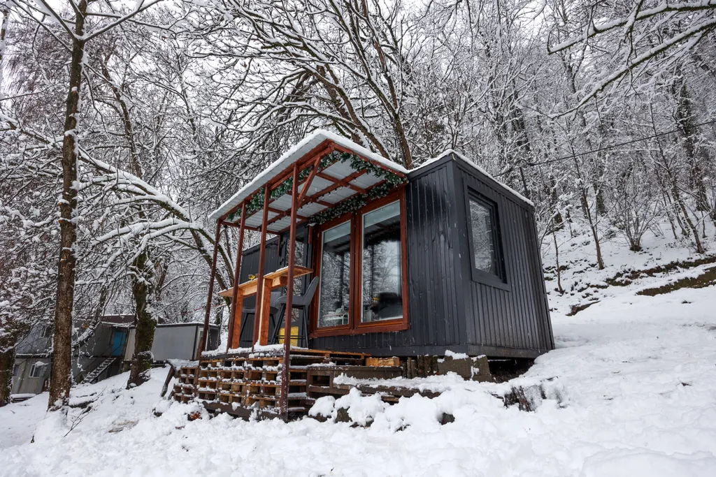 Уютный домик с панорамным видом на горы