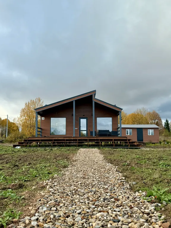 Домик для отдыха с видом на большую воду