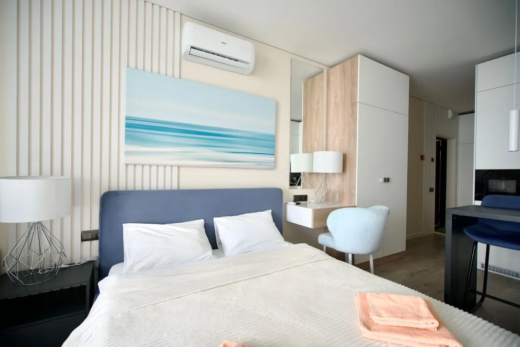 Дизайнерская студия Ls-sweet summer с видом на море с 12 этажа