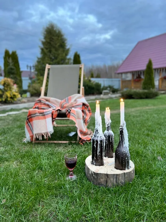 Домик в лесу с баней