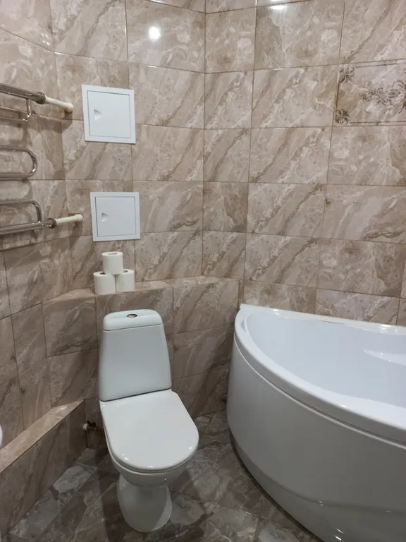 Большая, солнечная студия с перегородкой