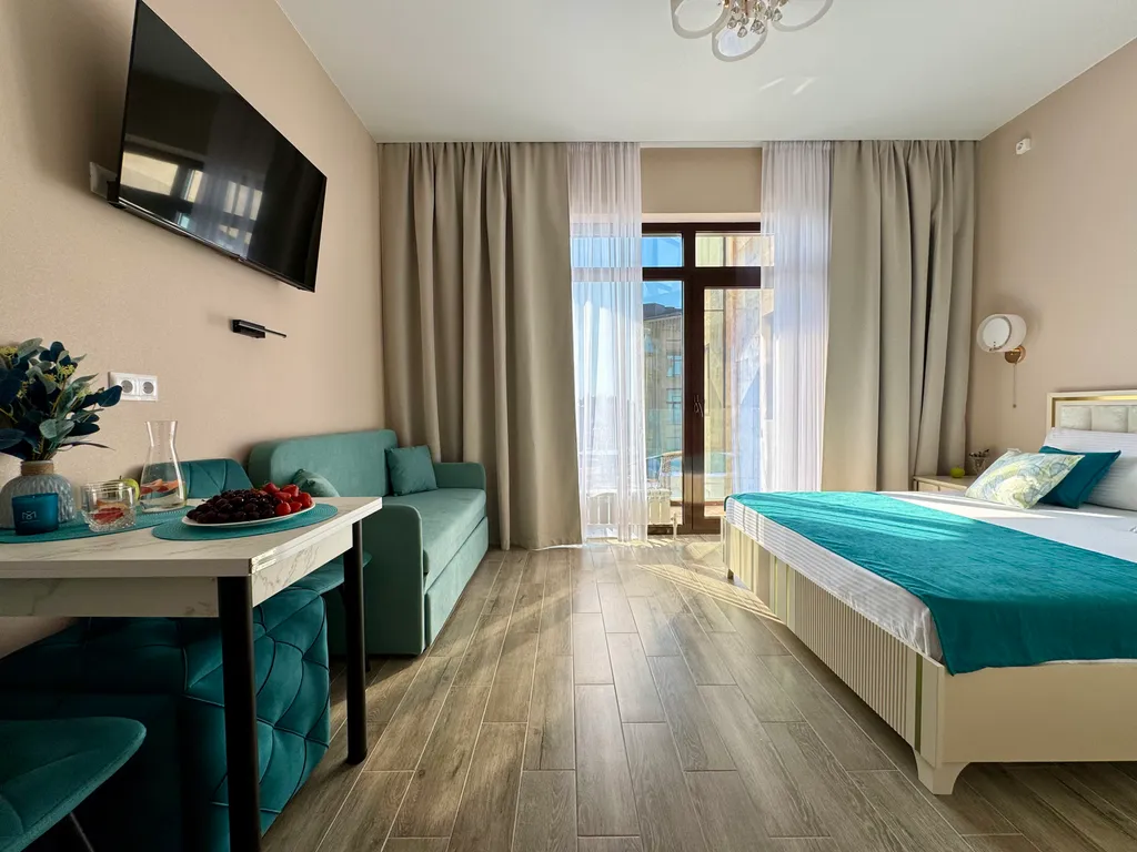 Квартира Квартира Премиум с видом на море и балконом — Лазаревское